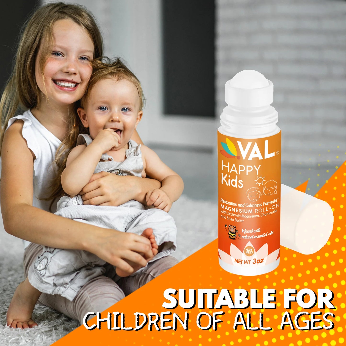Magnesium Roll-On for Kids – Calm, Focus & Better Sleep