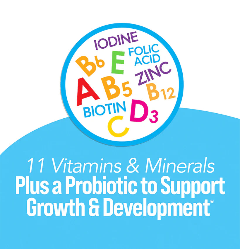 ® Kids Multivitamin + Probiotic Chewables